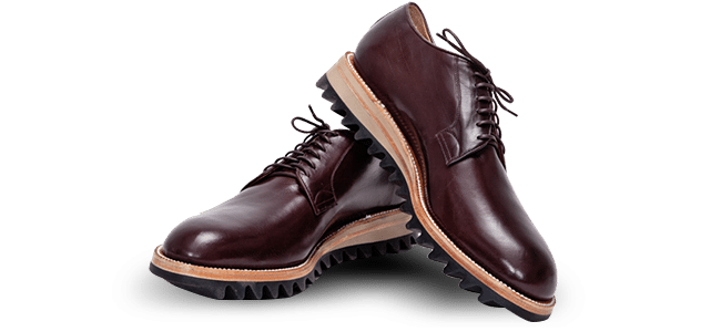 Leather shoe cleaning and restoration by Tumbledry