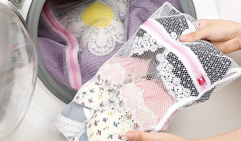 Put small clothes in a mesh laundry bag