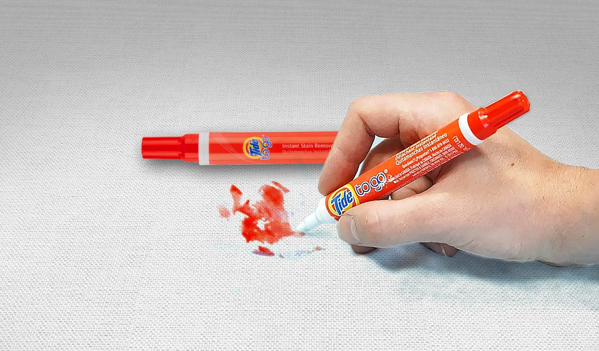 Use stain remover pens for removing lipstick stain